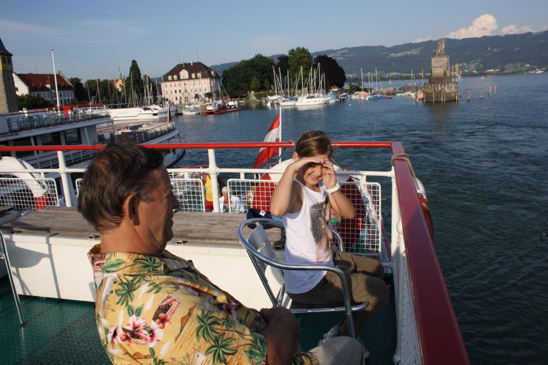 Auf dem Kursschiff