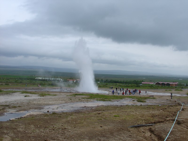 Naturschauspiel Geysir