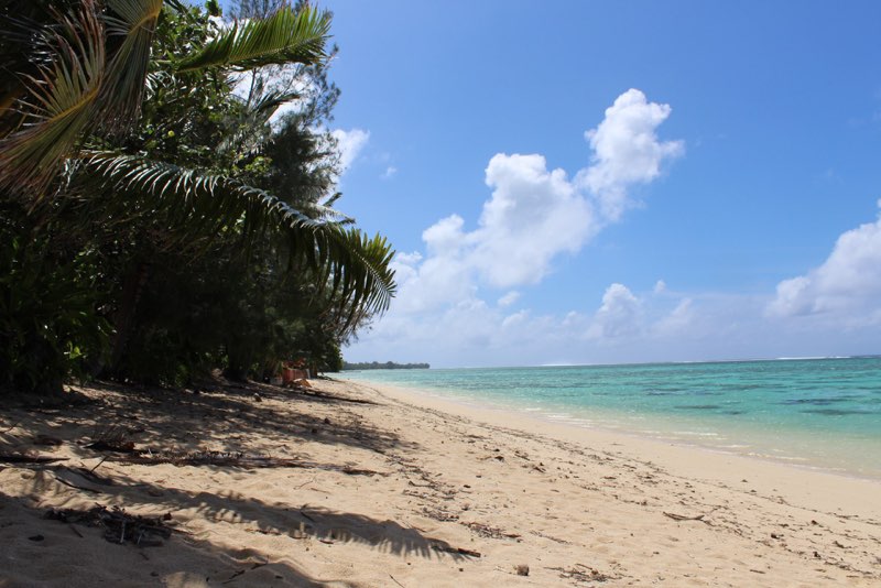 Herrlicher Strand direkt vor unserem Bungalow