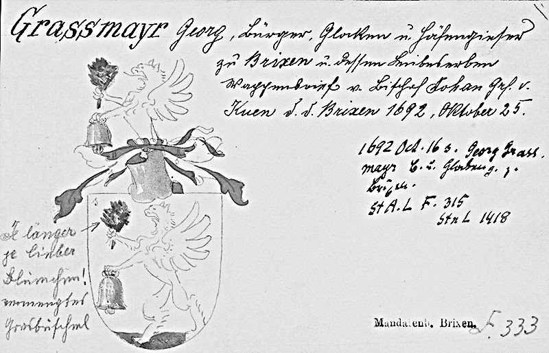 Wappenbrief 1692